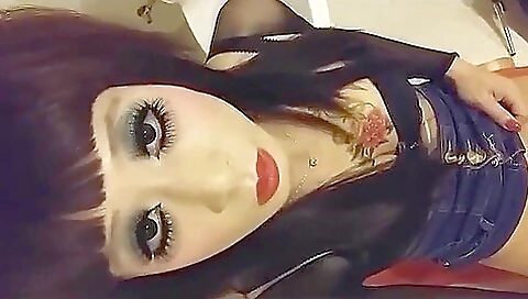 Beautiful ladyboy with a wonderful body enjoys an anal sex