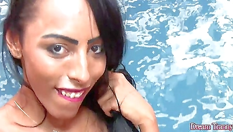 Busty brunette 18+ naked and shows off her sexy body