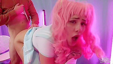 Isabella gomez sits on nate roses meaty dick in reverse