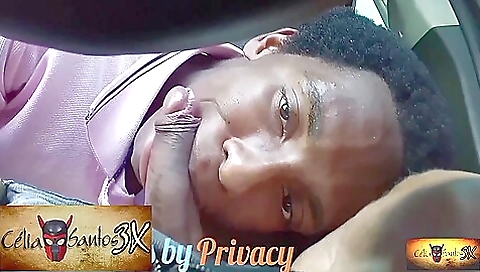 Ebony girl in black socks fucked in her tight pussy