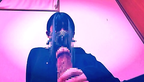 Japanese girl takes a facial and cums in homemade crossdressing