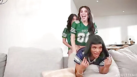 Busty brunette gets fucked hard in her ass in a vintage porn video