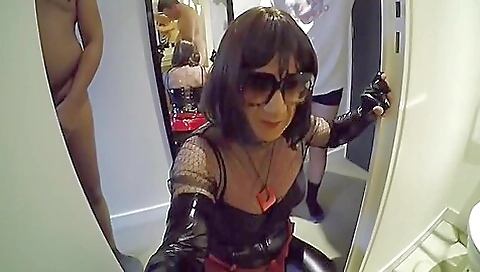 Busty brunette getting her pussy creampie and fucked