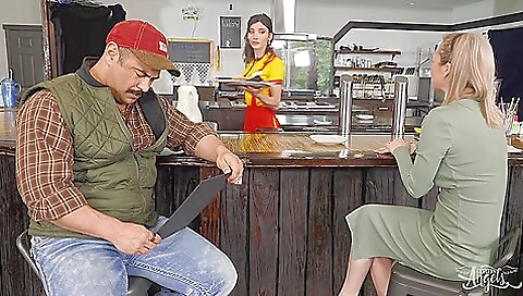 Latina stripper ripples her pussy and gets spanked